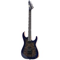 ESP ESP USA M-II DX FR Flamed Maple Blue Moon EMG - Vue 1